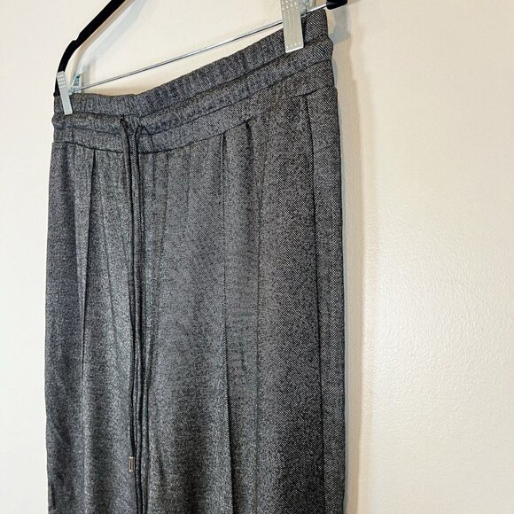 Dex Clothing NWOT Black White Center Seam Drawstring Taper Pant L - Picture 5 of 15